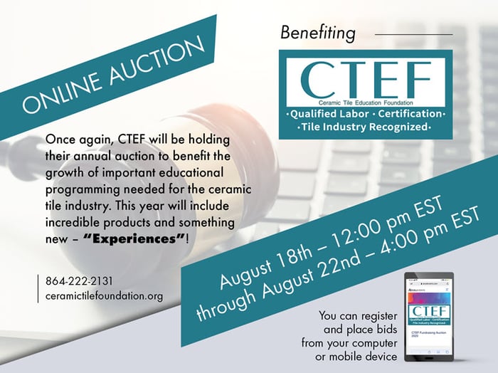 CTEF Online Auction: 8/12 through 8/22. Mark Your Calendar!