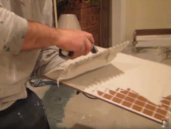 Do you back butter your porcelain and ceramic tile?