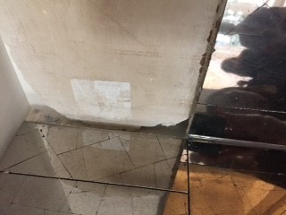 How a CTI examines a pyrite wall tile failure How a CTI examines a pyrite wall tile failure