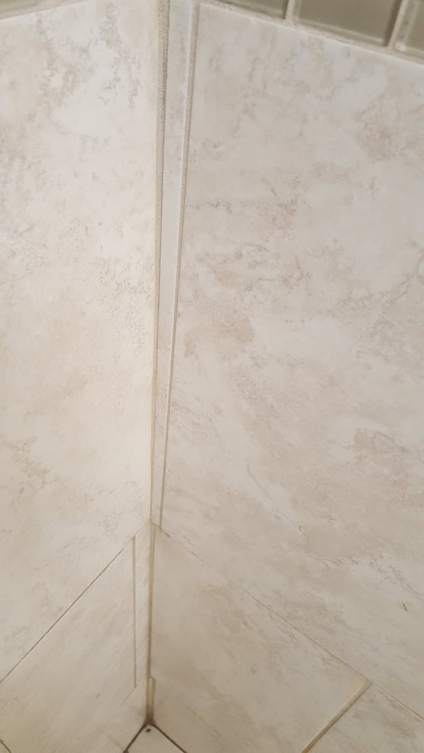 Poorly Balanced Intersecting Wall Tile Patterns