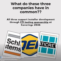 Sponsoring CTI Tests During Coverings 2026