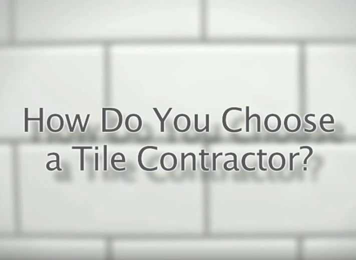 Tile Installation Certification in Action: how to choose a tile contractor video