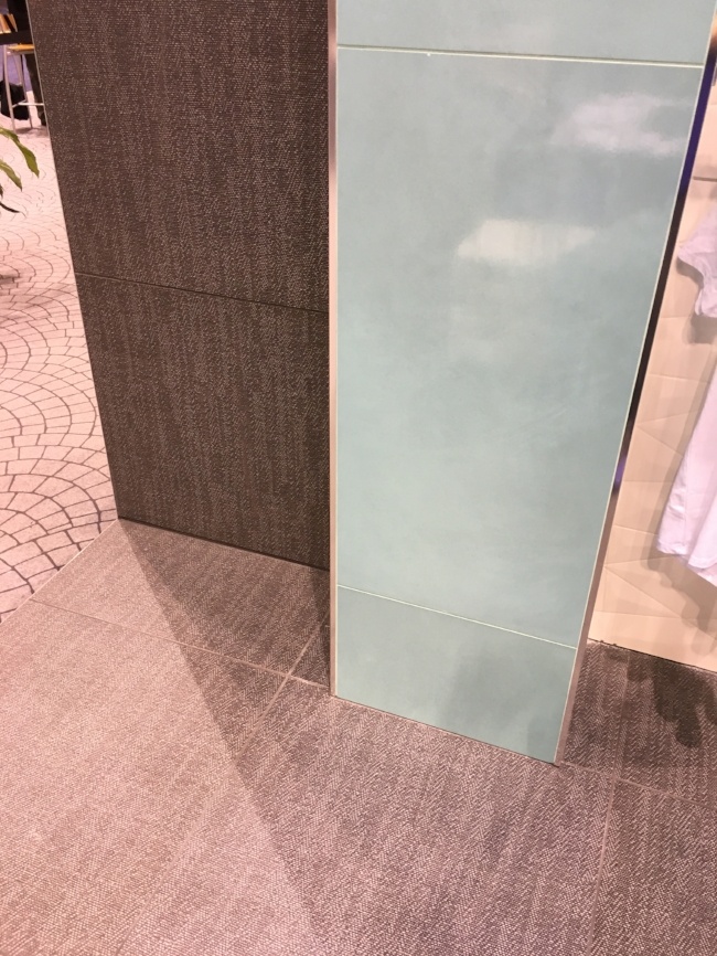 Synergy Between Ceramic Tile Installation And Design Critical Fabric Like Tile From Sant Agostino On The Walls