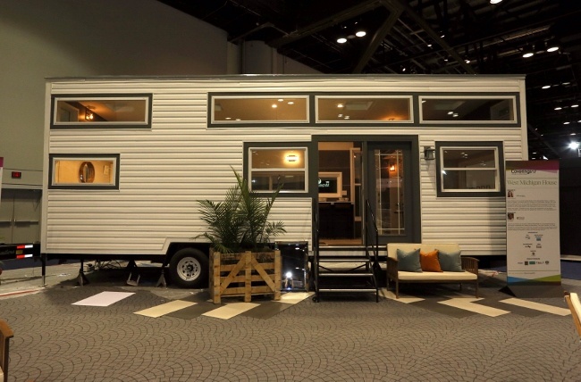 Dan Welch Talks About the West Michigan Tiled Tiny House
