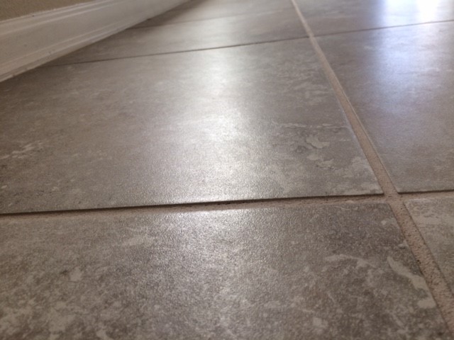 Floor tiles grout too deep?