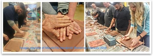 Merola Tile Hand-Print Mural Workshop