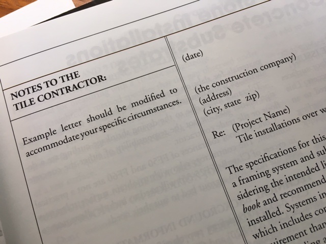 the Manual also contains numerous letter templates that can be used or modified to address common issues in documentation and negotiation on the jobsite