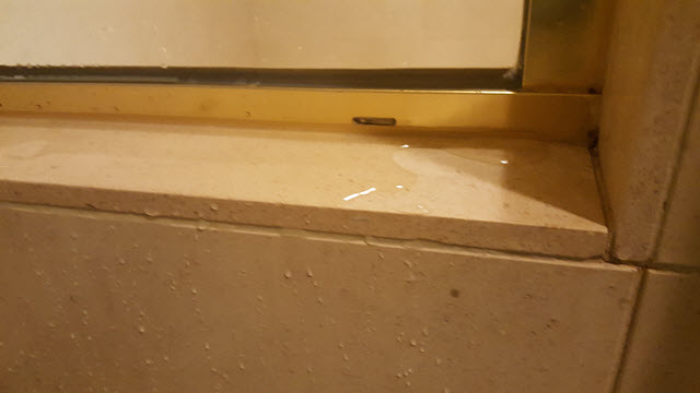 shower drain slope