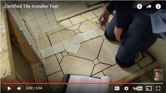Sal DiBlasi's Video Channel on how to install tile