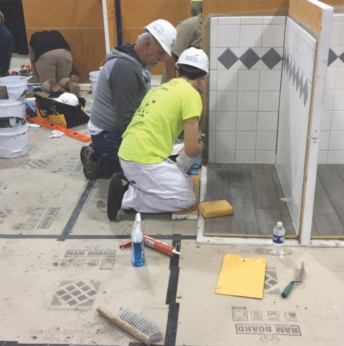 A SkillsUSA Tile Setting Success Story