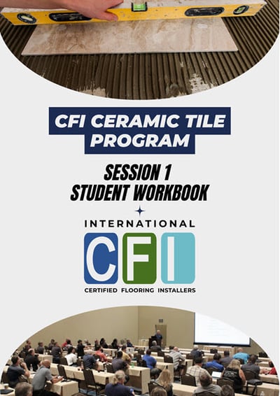 Here's How to Purchase the CFI Basic Training Book for Tile Installation