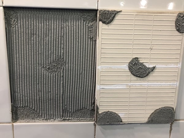 Why You Need To Eliminate Spot Bonding When Installing Ceramic Tile Why You Need To Eliminate Spot Bonding When Installing Ceramic Tile