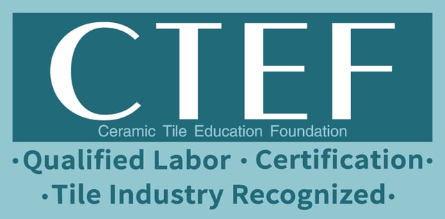The new CTEF logo represents an evolution in the mission of the CTEF and in the maturity of the tile installation certification programs that CTEF sponsors.