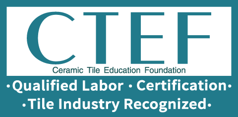 Qualified Labor, Certification, Tile Industry Recognized: The New CTEF Logo