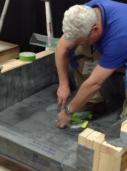Learn how to properly do mortar shower base and waterproofing when installing tile