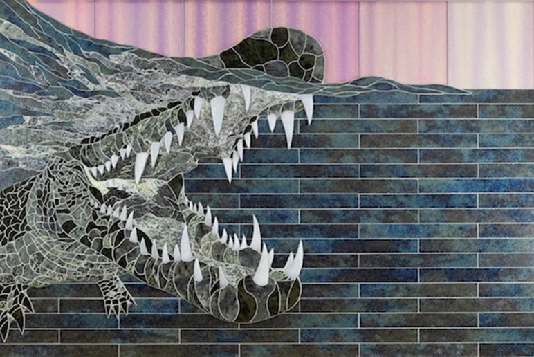 CTEF Auctions ‘Wally the Gator’ Artisanal Mosaic Mural During April; On Display at Coverings 2023