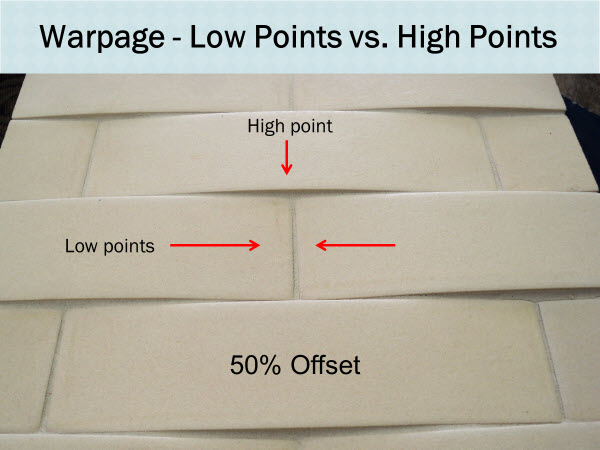 A 50% offset often increases lippage.