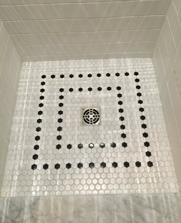 A quality tile installation by a Certified Tile Installer