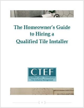 The Ultimate Guide to Finding Tile Installers for Homeowners