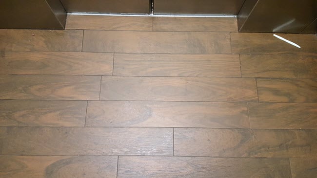 Grout Joint Offsets and Wood Plank Tile