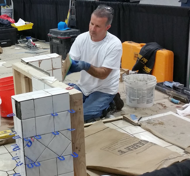 Prove Your Tile Installation Skills Says John Mourelatos